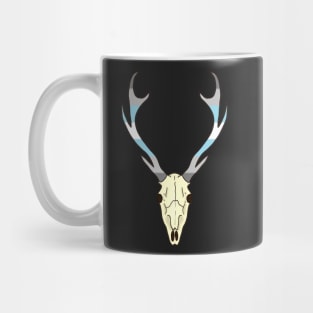 Demiboy Pride Deer Skull Mug
